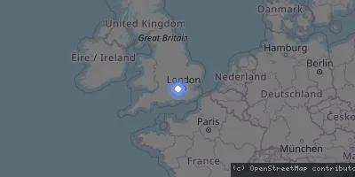 Server location map