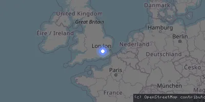 Server location map