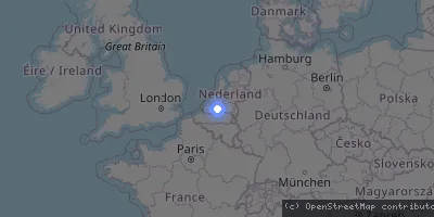 Server location map