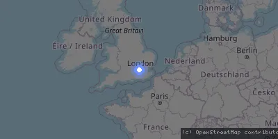 Server location map