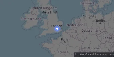 Server location map