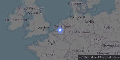 Server location map