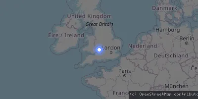 Server location map