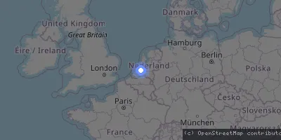 Server location map