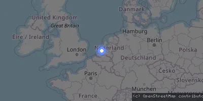 Server location map