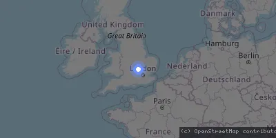 Server location map