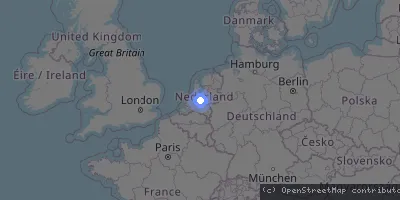 Server location map
