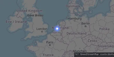 Server location map