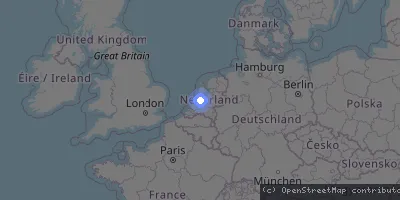 Server location map