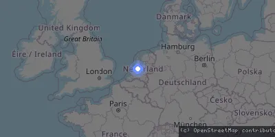 Server location map