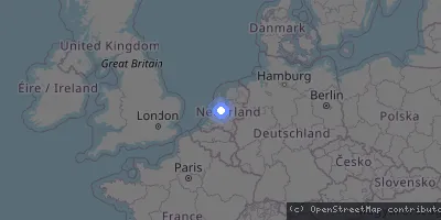 Server location map