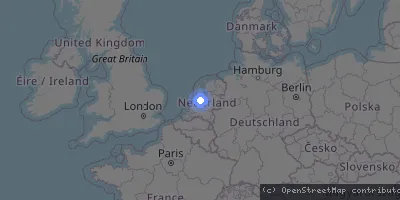 Server location map