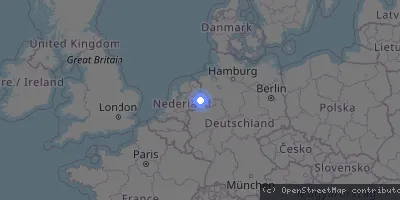 Server location map