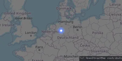 Server location map