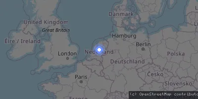 Server location map