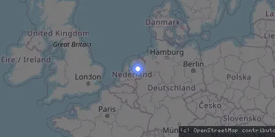 Server location map