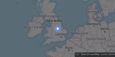 Server location map