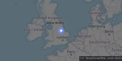 Server location map