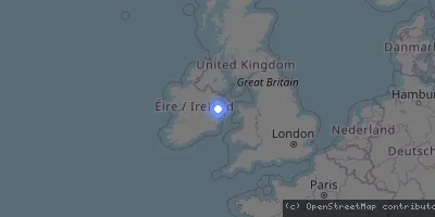 Server location map