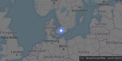Server location map