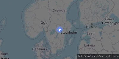 Server location map
