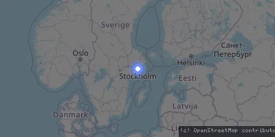 Server location map