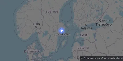 Server location map