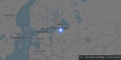 Server location map