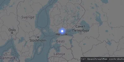 Server location map