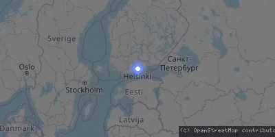 Server location map