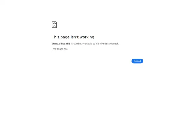 Screenshot of aalto.me