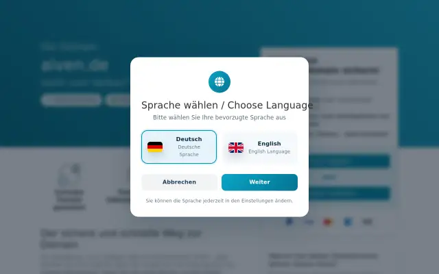 Screenshot of aiven.de