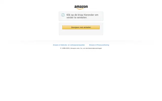 Screenshot of amazon.nl