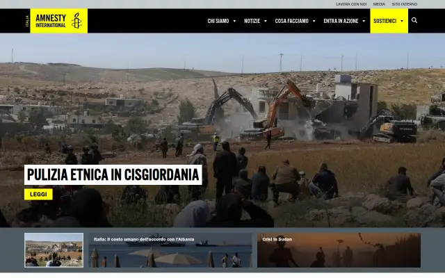 Screenshot of amnesty.it