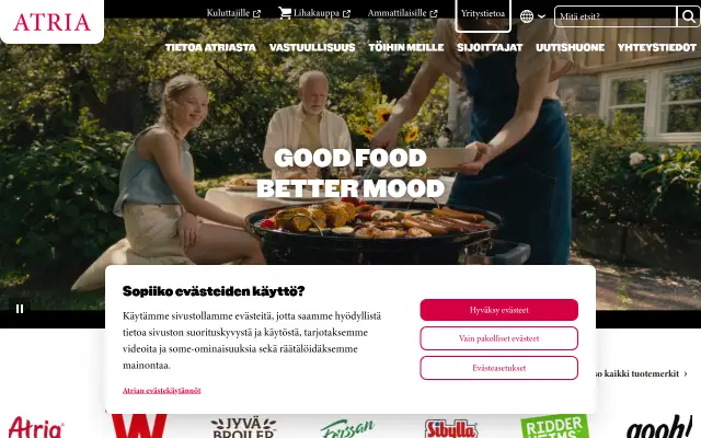 Screenshot of atria.com