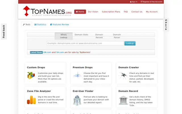 Screenshot of booking.xyz