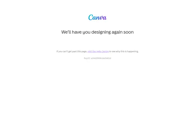 Screenshot of canva.co.uk