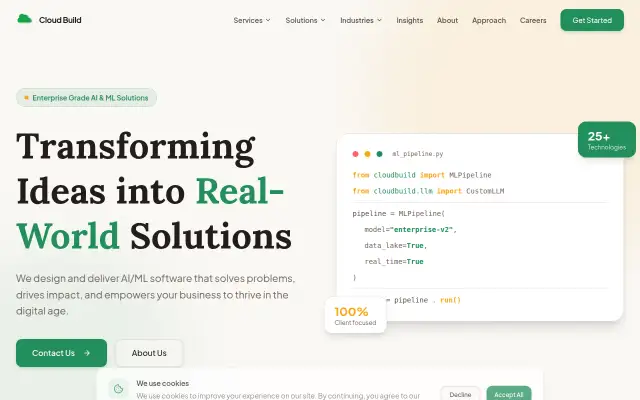 Screenshot of cloudbuild.ca