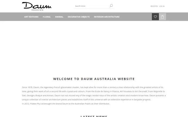Screenshot of daum.com.au
