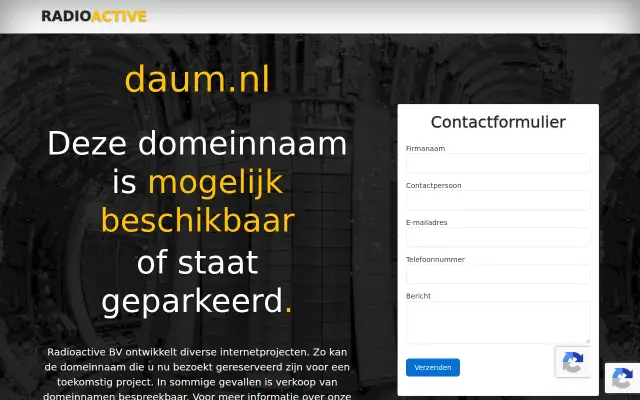 Screenshot of daum.nl