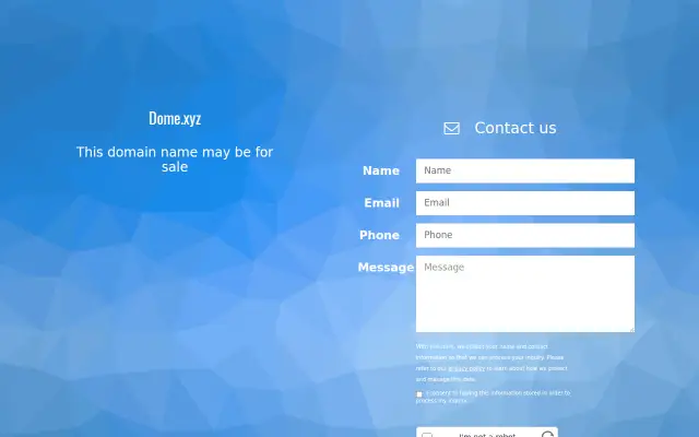 Screenshot of dome.xyz