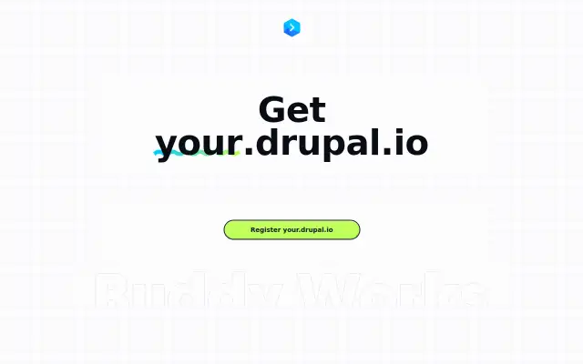 Screenshot of drupal.io