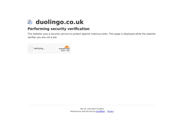 Screenshot of duolingo.co.uk