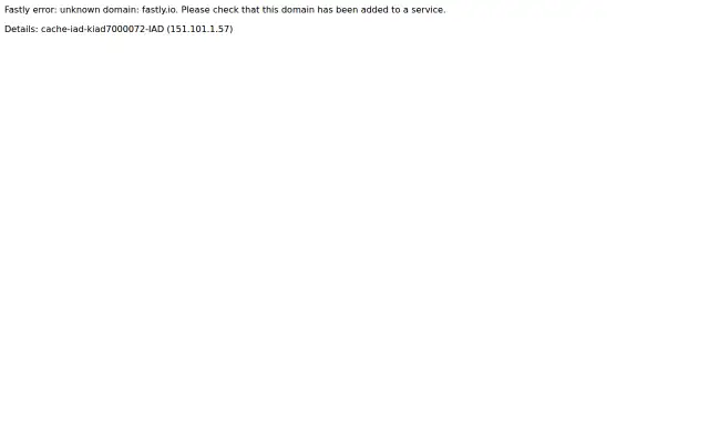 Screenshot of fastly.io