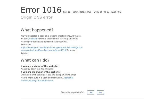Screenshot of hackernews.uk