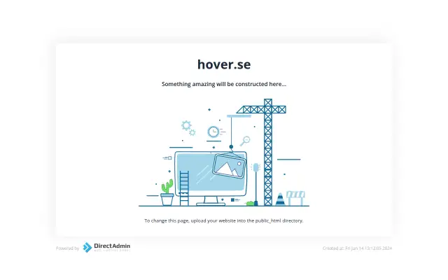 Screenshot of hover.se
