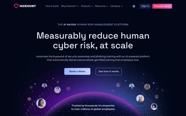 Screenshot of hoxhunt.fi