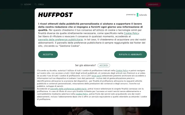 Screenshot of huffpost.it