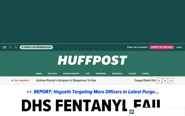 Screenshot of huffpost.nl