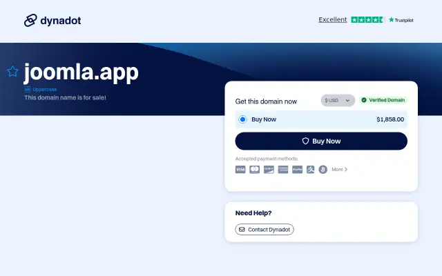 Screenshot of joomla.app